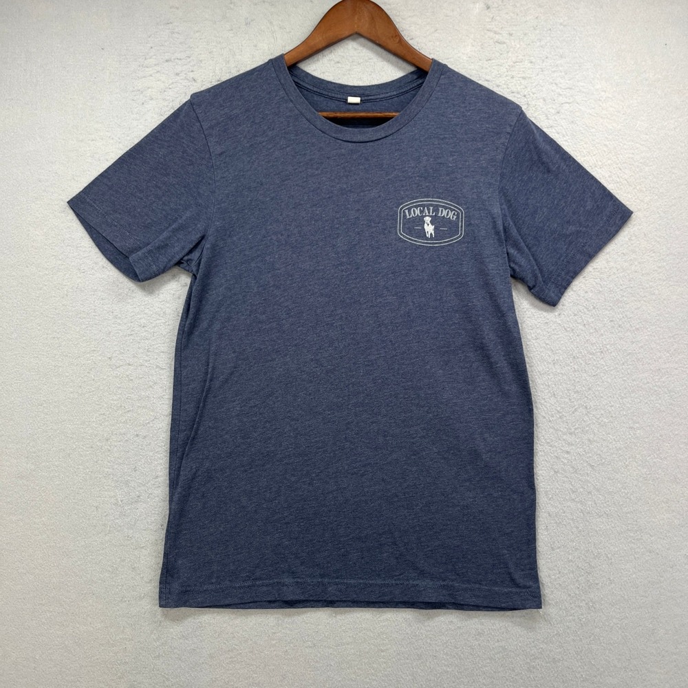 Local Dog T Shirt Mens Small Blue The Palmetto State South Carolina Graphic Tee